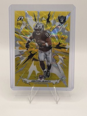 2025  Topps Resurgence Ashton Jeanty Yellow /225 Las Vegas Raiders RC