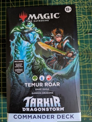 MTG: Temur Roar - Tarkir Dragonstorm - Sealed Commander Deck Magic The Gathering