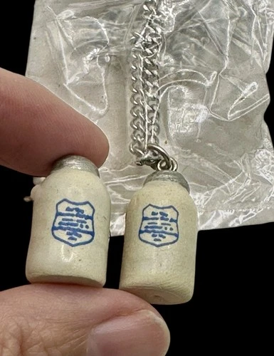 Vintage Red Wing Collectors Society Miniature Pottery Crock Pin & Pendant