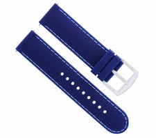 22MM RUBBER WATCH BAND STRAP FOR SEIKO WATCH SKX007 SKX009 SKX175 SKX176 BLUE WS