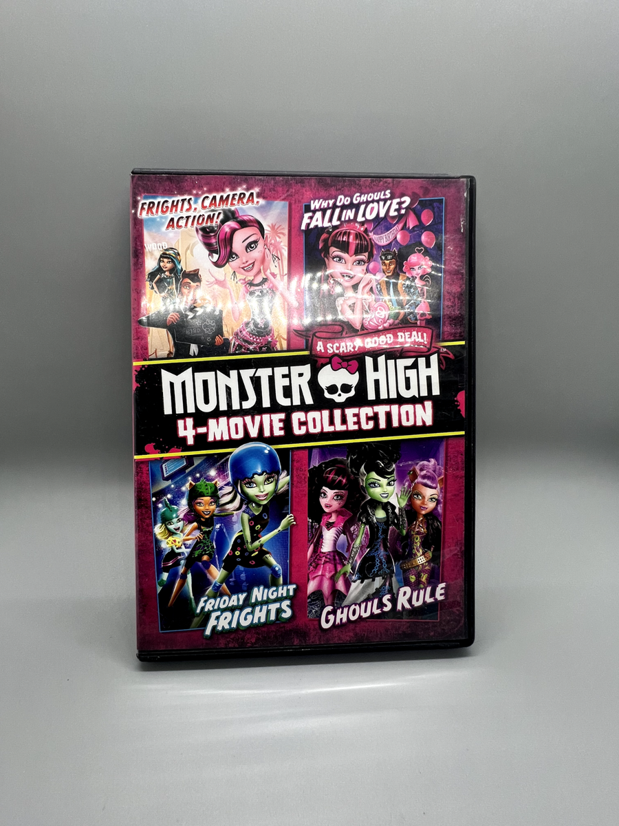 Monster High: 4-Movie Collection - DVD By Kate Higgins - Like New
