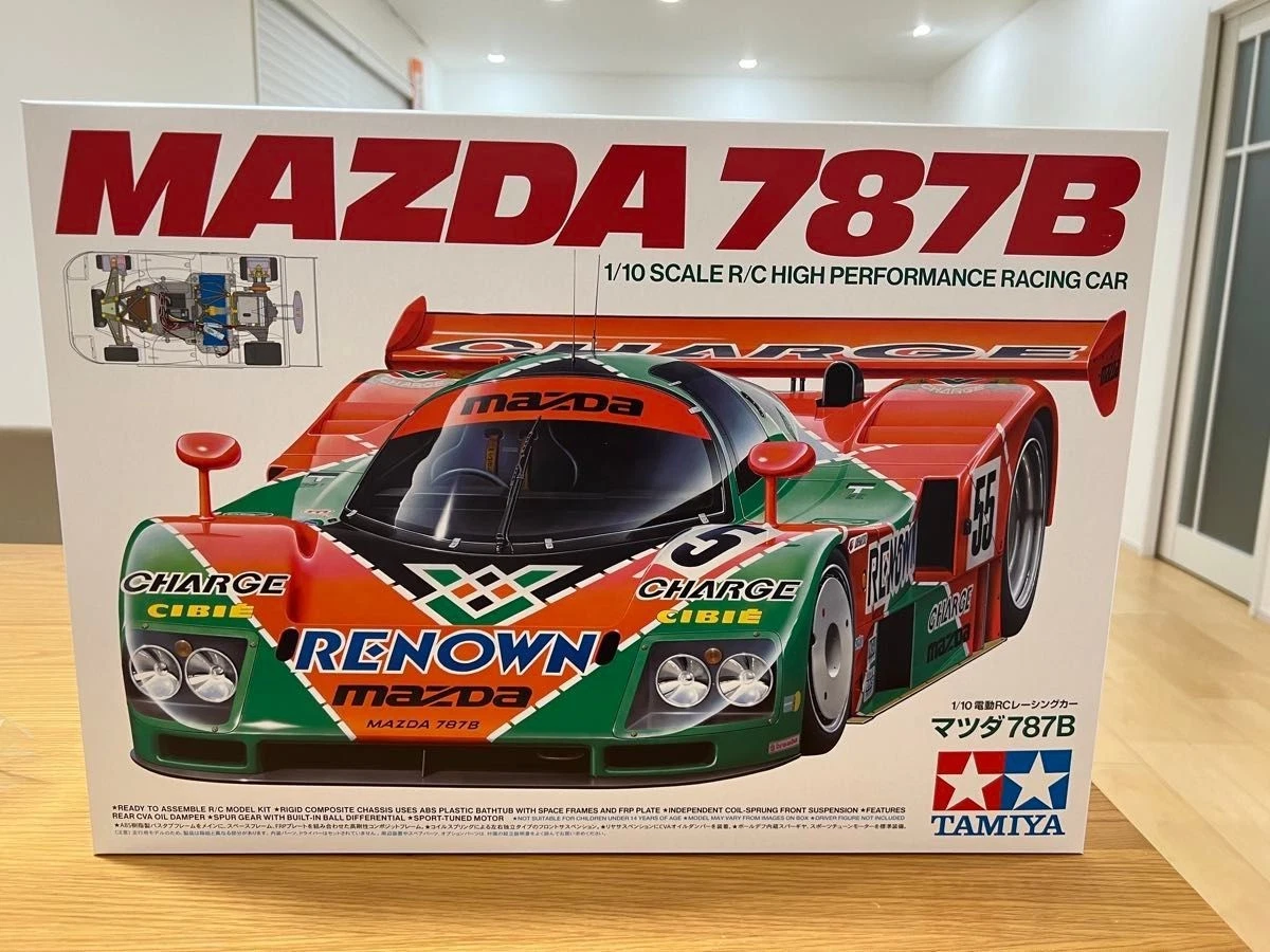 TAMIYA 1/10 MAZDA 787B RC タミヤ　マツダ タミヤ マツダ 787B 1/10 電動RCレーシングカー MAZDA 787B TAMIYA RC