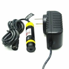 Infrared 780nm 100mW Focusable Dot Laser Diode Module 16x68mm 5V Adapter