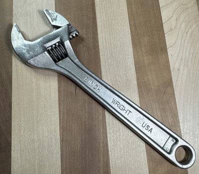 Wright Tool 9AC08 8 Inch Adjustable Wrench Made In USA