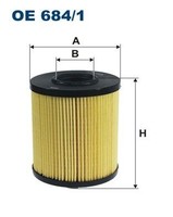 Filtron ÖLfilter OE 684/1 FüR Opel