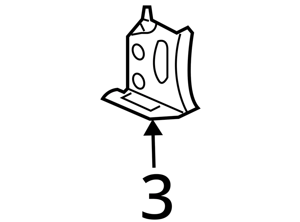 Buick Cadillac Park Avenue Sevilla 1997-2005 panel ASM F/CMPT FRT RH 12373340 Foto 3 de 3