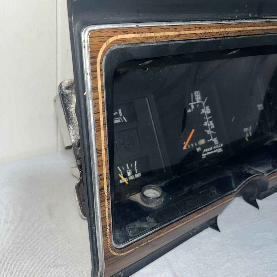 Ford Econoline 75-91 diésel! Velocímetro de panel de calibre de tablero de furgoneta E150 E250 E350 Foto 2 de 4