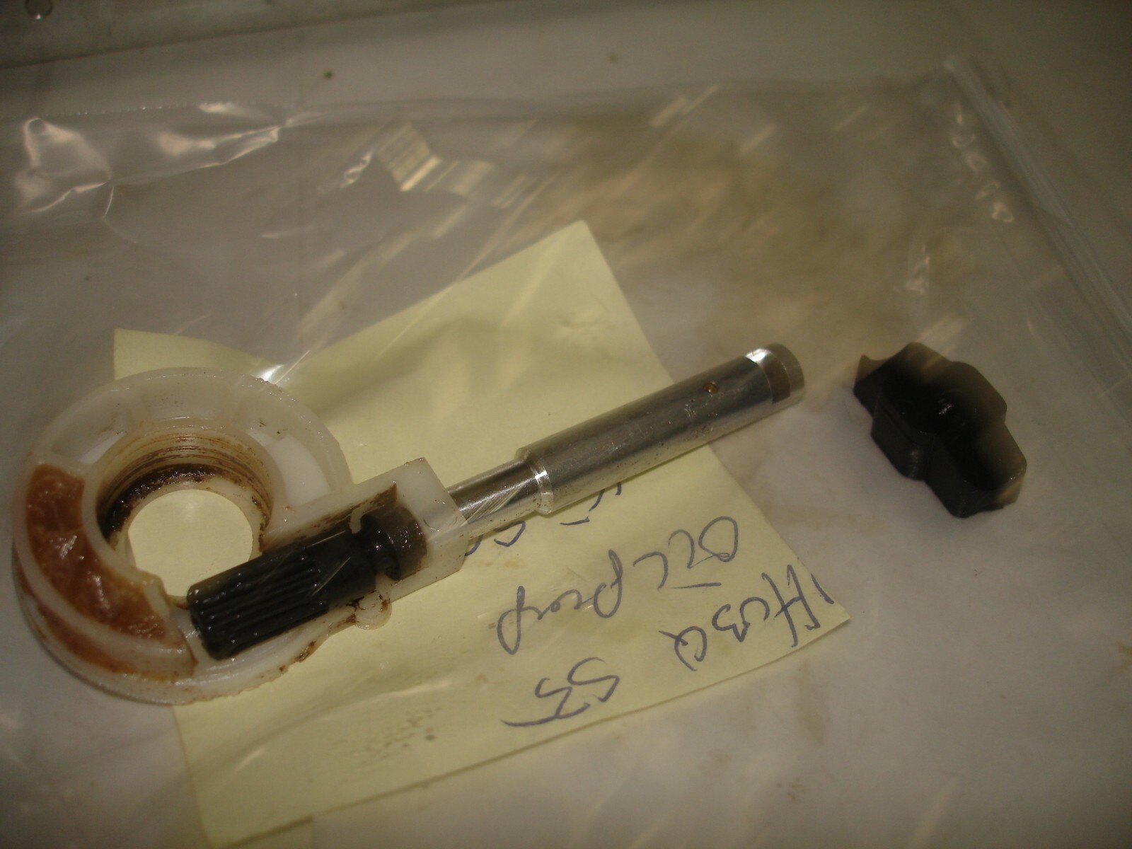 Husqvarna 55 oil pump chainsaw part Bin 481 eBay