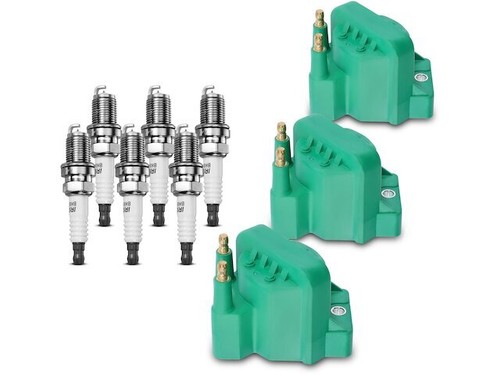 Ignition Coil Set with Spark Plugs For 1995-2002 Pontiac Firebird PS469SV