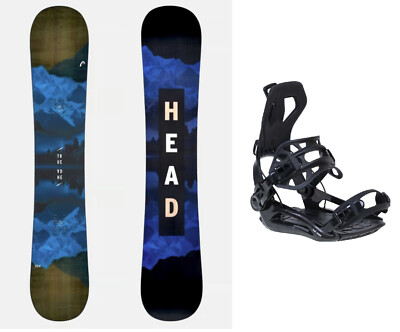 HEAD True 161 Snowboard Herren Set All Mountain Board inkl. FASTEC Bindung NEU