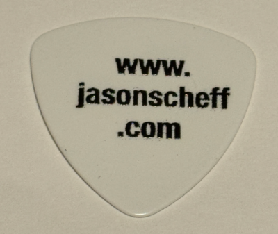 Chicago Jason Scheff Bass Guitar Pick Band Logo Concert Tour Stage