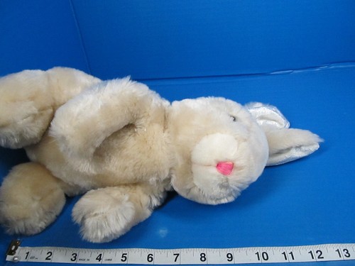 Dan Dee Tan Bunny Rabbit w/ Pink Nose Stuffed Plush 13" - Picture 8 of 8