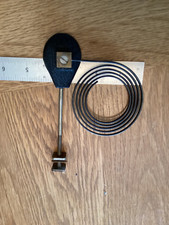 ANTIQUE MANTEL CLOCK CHIME GONG & SECURING NUTS.