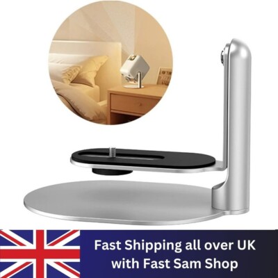 Yosoo Adjustable Projector Stand - 24-40cm Height, 360° Rotation, 1/4" Thread, Plug-in Base For Behind Sofa Or Desk-612663