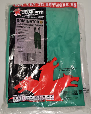 River City Garments Dominator ASTM-D6413-08 Flame Resistant Coveralls, L(B574)