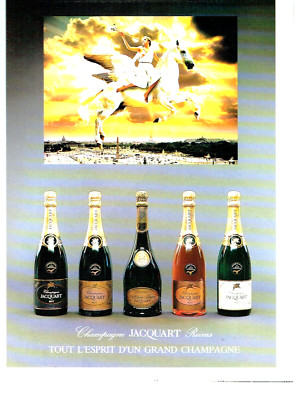 Werbung Advertising 0523 1990 Champagner Jacquart Tout Esprit d'un Grand