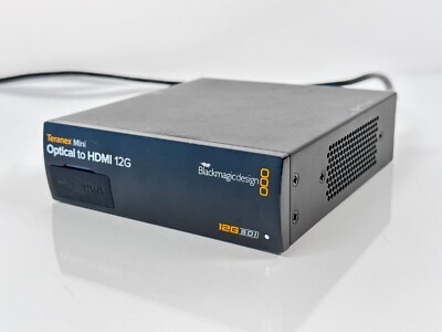 Blackmagic Teranex Mini Optical to HDMI 12G Converter