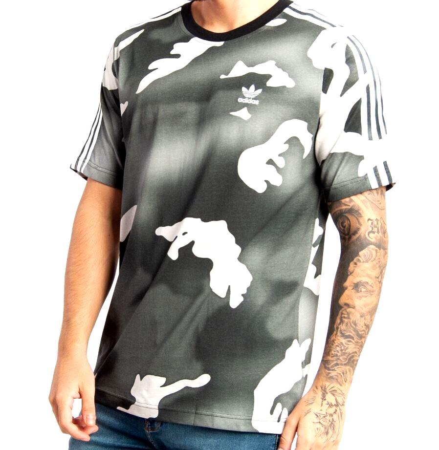 NEW MENS ADIDAS ORIGINALS CALIFORNIA CAMO TREFOIL TEE SHIRT ~SIZE