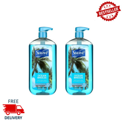 Suave Essentials Gentle Body Wash, Ocean Breeze, All Skin Types 30 oz  PACK