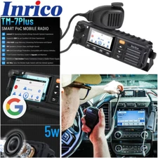 Unlocked Inrico TM-7 Plus 4G Android Car Mobile Radio Network PTT Walkie Talkie