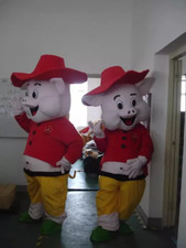 A Happy Pig Cartoon Mascot Costume Role Playing Party Costume Halloween Adult Co