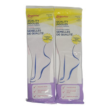Lot of 2 Pairs Premier Comfort Cushion Women's Quality Insoles Sealed One Size