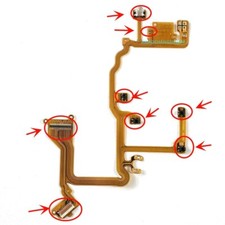 NEW For Canon IXUS130 Lens Back Main Flex Cable Repair Parts With Sensor Socket