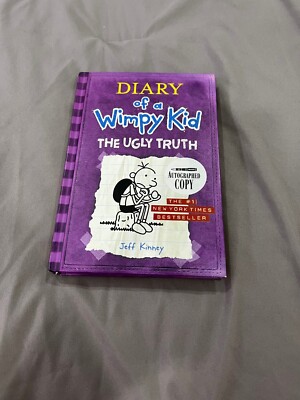 Diary of a Wimpy Kid The Ugly Truth Autographed Edition Book by Jeff Kinney