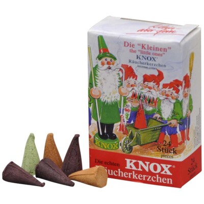 KNOX Räucherkerzen -Die Kleinen- Original Mini BUNTE MISCHUNG 24 Stück