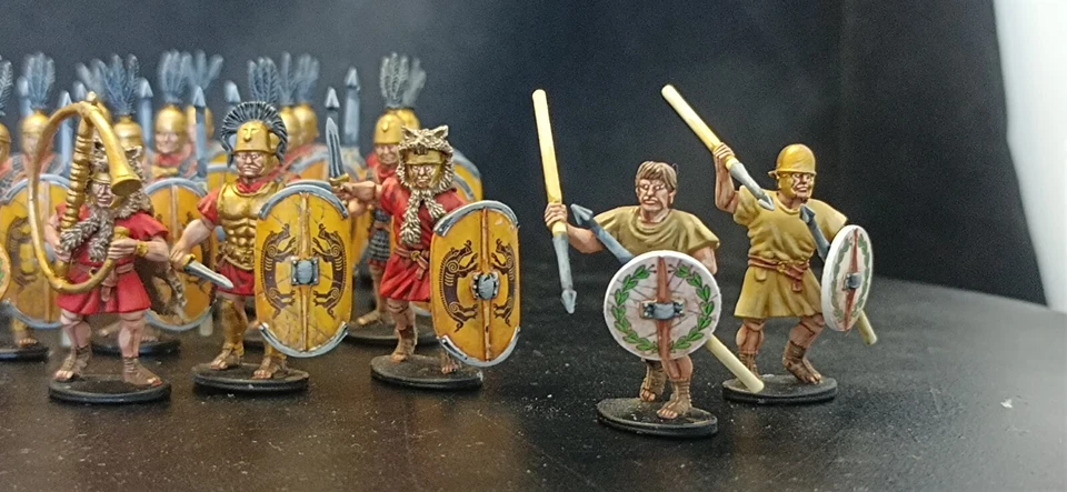 28mm Ancient DPS painted Antique Punic War Republic Roman Legion Cohort 20 HW145 - Image 2 of 4