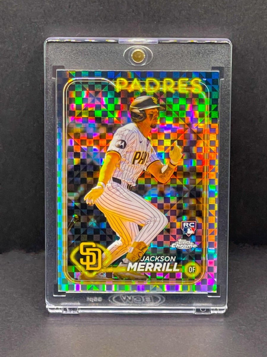 Jackson Merrill RARE ROOKIE XFRACTOR REFRACTOR INVESTMENT Jackson Merrill RARE ROOKIE XFRACTOR REFRACTOR INVESTMENT