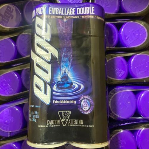 Edge Extra Moisturizing Shave Gel for Men with Vitamin E Twin Pack 7oz ea