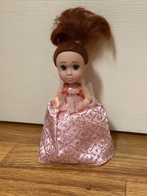 Cupcake Surprise Doll Girl by Haschel Pink With Red Brown Hair