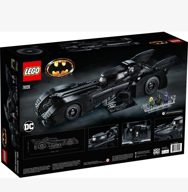 LEGO DC Comics Super Heroes 1989 Batmobile 76139 retired brand