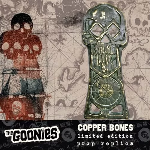 Goonies Copper Bones Skeleton Key Limited Edition 1:1 Scale Prop Replica RARE