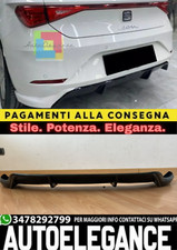 0650🔥Heckspoiler / Diffusor Untere Stoßstange Für Seat Leon KL (2019+)🔥