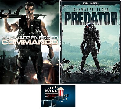 Arnold Schwarzenegger Action Double Feature Commando & Predator 2 DVD Set New