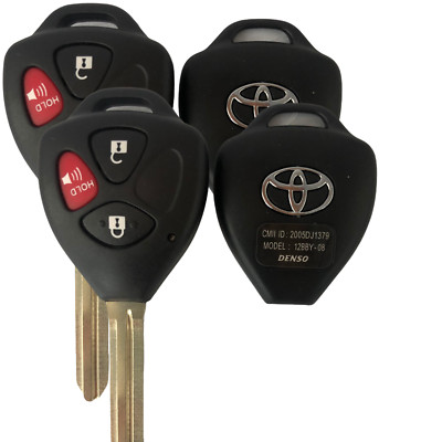 2 Remote Key Shell Fob Case For Toyota Venza Camry RAV4 Yaris Scion TC