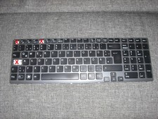 1 Taste Sony Vaio SVE151 aus schwarzer beleuchter QWERTZ Tastatur PN:149032921DE