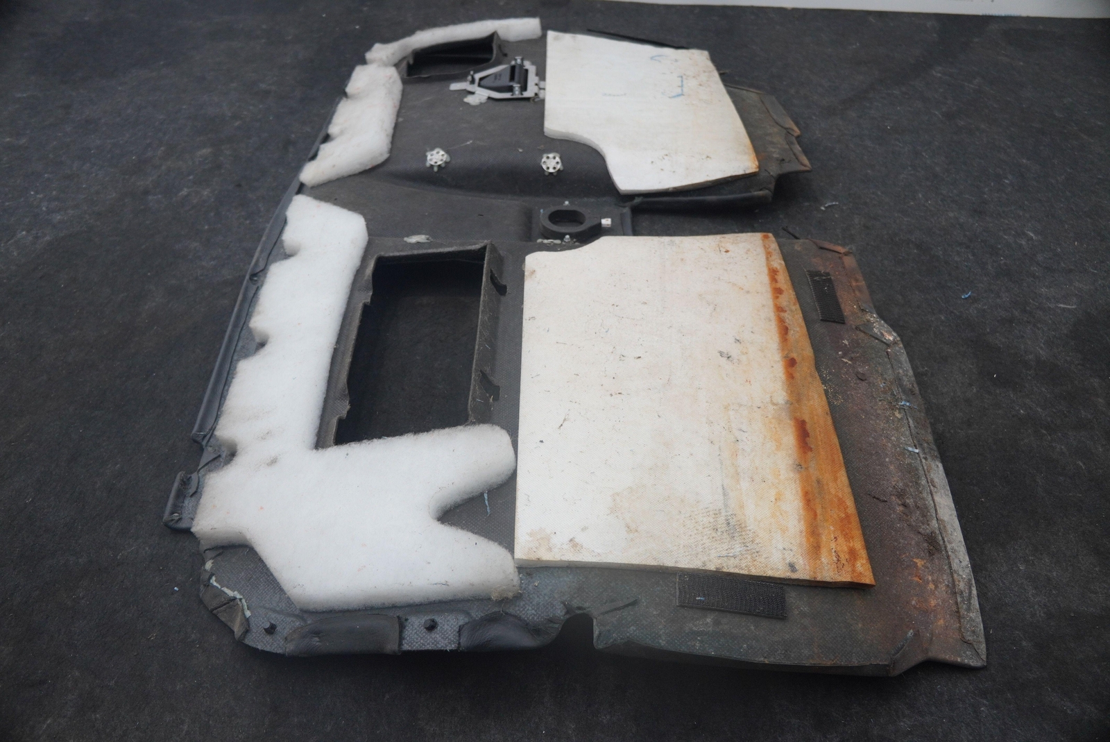Rear Bulkhead Wall Trim Cover Panel Black Leather OEM McLaren 720S 2018 *Note*