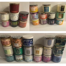 YOU PICK - Bath and Body Works NWT 3 Wick Candle