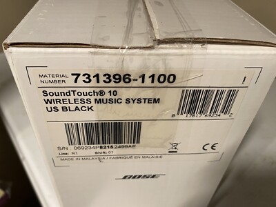 New Sealed Bose SoundTouch 10 Wireless Music Speaker System