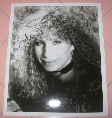 Signed Photo Barbra Streisand American Superstar Oscar ...
