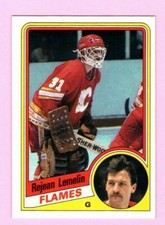 1984-85 Topps Rejean Lemelin #25 Calgary Flames