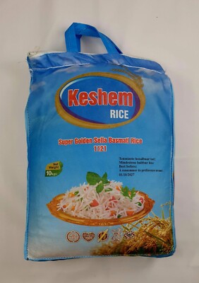 Pakistani 1121 Basmati - Super Golden long Grain Sella Rice ''Keshem'' 10kg