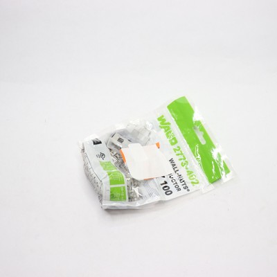 (100-Pk) Wago 2773 Series 2-Port Push-in Wire Connector 27730402K00-007