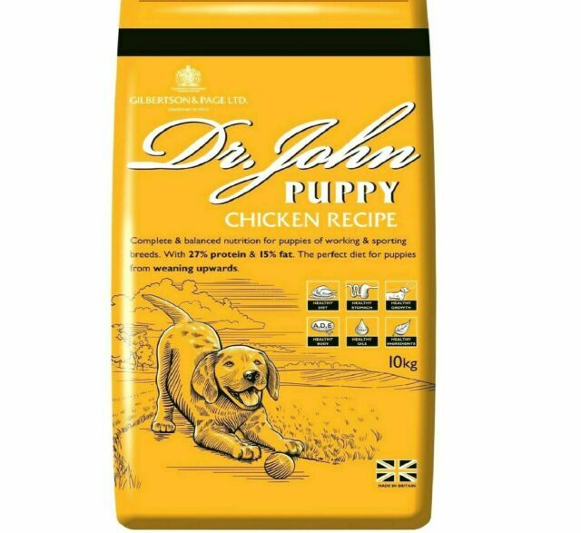 Dr John Puppy Dry Dog Food 10kg Chicken recipe with Omega 3 for puppies - Image 3