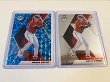 2021 Panini Mosaic Pavin Smith Rookie Lot #273 Blue Explosion & Base Arizona DB