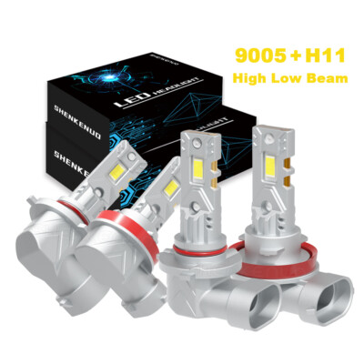 For Subaru Forester 2009-2018 High Low Beam LED Headlight Bulbs Combo 9005+H11