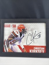 Cleveland Browns #58 CHRISTIAN KIRKSEY Signed 6x8 Framed Photo Football NFL